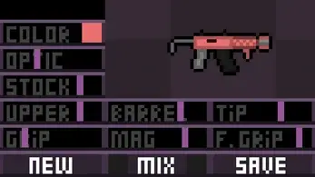像素艺术枪生成器（Pixel art Gun）
