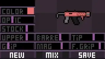 像素艺术枪生成器（Pixel art Gun）