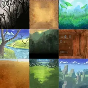 手绘人物头像背景（Lorestrome Portrait Backgrounds）