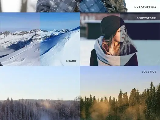 10 个适用于 Adob​​e Photoshop 的冬季蓝调照片效果